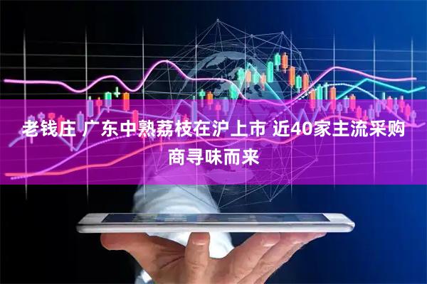 老钱庄 广东中熟荔枝在沪上市 近40家主流采购商寻味而来
