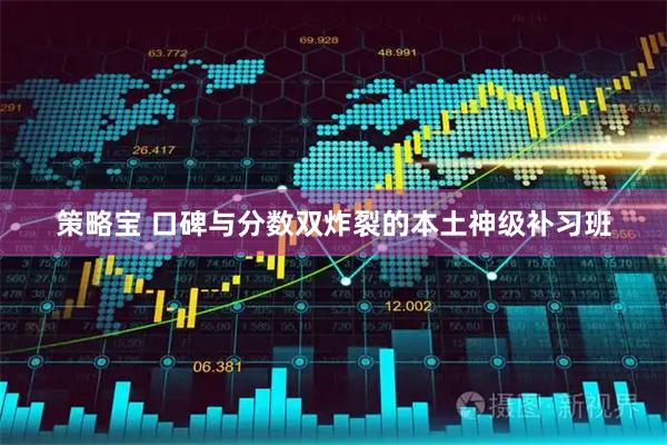 策略宝 口碑与分数双炸裂的本土神级补习班